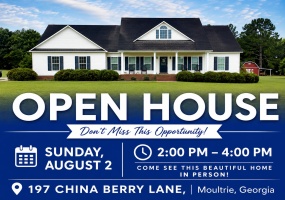 197 CHINA BERRY LANE, Moultrie, Georgia 31788, 3 Bedrooms Bedrooms, ,2 BathroomsBathrooms,Single Family,For Sale,CHINA BERRY LANE,915793 197 CHINA BERRY LANE, Moultrie, Georgia 31788, 3 Bedrooms Bedrooms, ,2 BathroomsBathrooms,Single Family,For Sale,CHINA BERRY LANE,915793